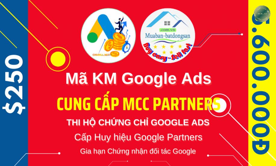 Cấp MCC Google Partners (Tk đối tác Google Ads)